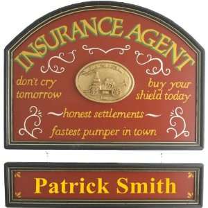  Insurance Agents Personalized Pub Sign Patio, Lawn 