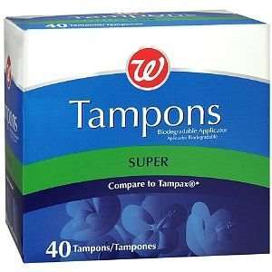   Tampons, Supe,r 40 ea,
