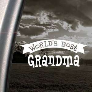  Worlds Best Grandma Decal Car Truck Window Sticker 