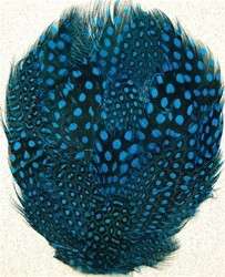 natural turquoise dyed guinea hen feather pad the pad measures 4 1 2 