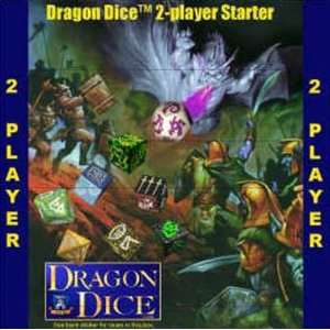  Dragon Dice 2 Player Starter   Coral Elf/Lava Elf Toys & Games