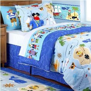 Olive Kids Pirates Full Size Comforter 8PC Bed In A Bag Set BD PIRA 
