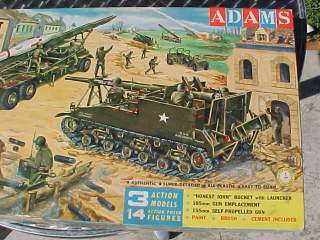   ADAMS OPERATION MISSLE SUPPORT 3 ACTION MODEL MOSTLY SEALED NMINT COND