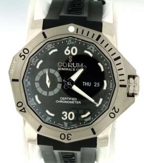 Corum Admirals Cup Deep Hull 48 Day / Date 48mm Titanium LIMITED NEW 