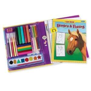  I Can Draw Horses & Ponies Kit Toys & Games