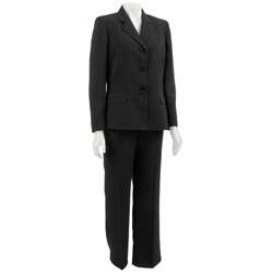 Evan Picone Womens Black 2 piece Suit  