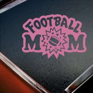  Football Mom Pink Decal Car Truck Bumper Window Pink 