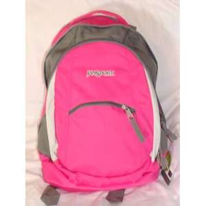  Jansport Trinity Laptop Backpack Hot Pink & Grey 