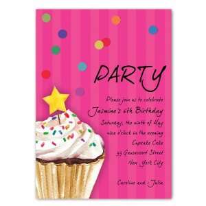  Sprinkles and Confetti Invitation (Pink) Health 