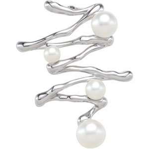 Elegant and Stylish 05.00 09.50 MM Freshwater Cultured Pearl Pendant 