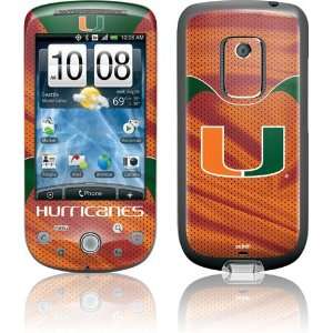  University of Miami Jersey Hurricanes skin for HTC Hero 