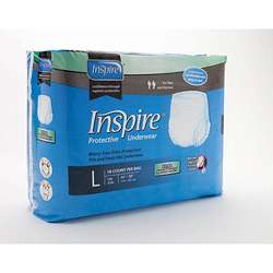 Inspire Extra Absorbency Protective Underwear   Size Large (Case of 