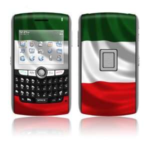 Italian Flag Design Protective Skin Decal Sticker for Blackberry 8800 