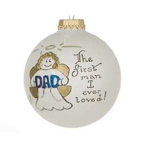   Dad   Loved by Daughter Christmas Ornament