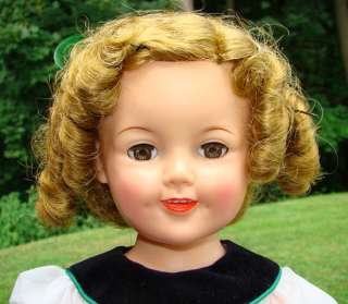 1959 63 RARE Shirley Temple Doll 19in Vinyl MIB Gorgeous  