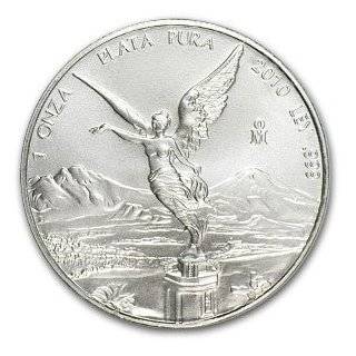 2010 1oz Silver Mexican Libertad Coin   (Brilliant Uncirculated 