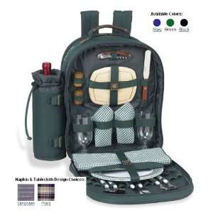  Super Deluxe Picnic Backpack for 2 People Patio, Lawn 