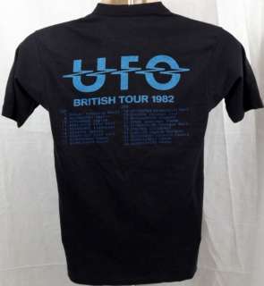 Vintage UFO Mechanix British Tour 1982 T Shirt(M) Concert VERY RARE 