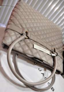 NEW Marc Jacobs Casey Quilted Leather Bag Purse Beige NEW $1,295 