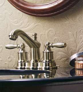 Moen Brushed Nickel Bathroom Faucet Lindley CA84914CBN 4Centerset 