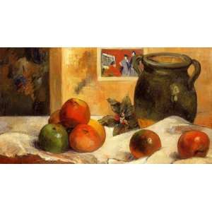  Oil Painting Still Life with Japanese Print Paul Gauguin 