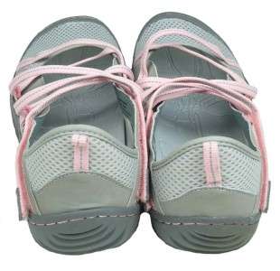   Trail Womens Walking Water Shoes GENESIS VEGAN Gray Pink Size 9  