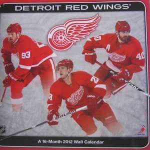  NHL Detroit Red Wings 2012 Wall Calendar