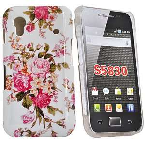  mobile palace   white lilies design hard hybrid cover for 