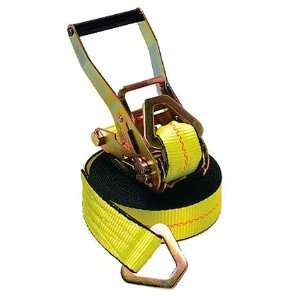 Pacific Cargo Control 26027 DR 2 x 27 Yellow Ratchet Strap w/ Delta 