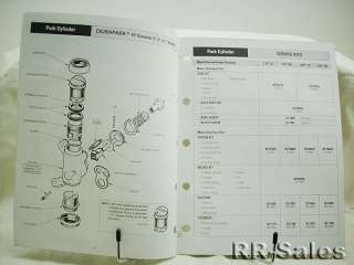 Meritor Durapark A2LS Brake Trailer Axle Parts Manual Book  