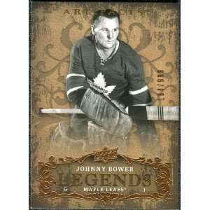   Upper Deck Artifacts #103 Johnny Bower LEG /999 Sports Collectibles