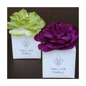  Flower Top Favor Boxes   Can Be Personalized Health 