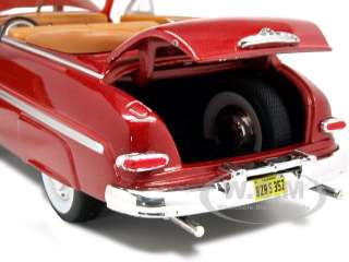 1949 MERCURY CONVERTIBLE RED 124 DIECAST MODEL CAR  