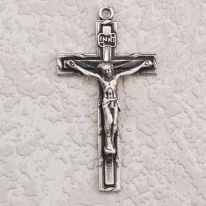   Crucifix Medal Pendant Protection Charm Christian Cross Religious