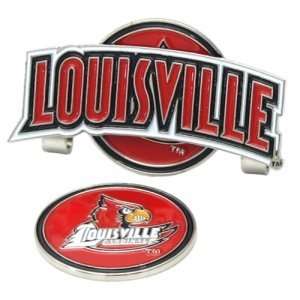  Louisville Cardinals NCAA Hat Clip w/ Golf Ball Marker 