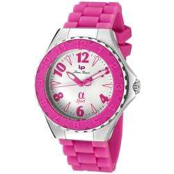 Lucien Piccard Womens A Sport Pink Silicon Watch  