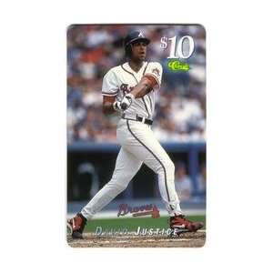  Collectible Phone Card $10. 1995 Major League Baseball (MLB) Dave 