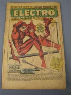 Vintage 1967 Daredevil Vol.1 No. 1 Comic Book no Cover  