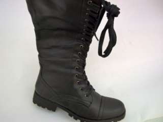 Wanted Shoes Black Akira Knee High Boot  