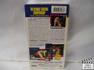 UFC   The Beginning, UFC Championship I(1) VHS 031398642336  