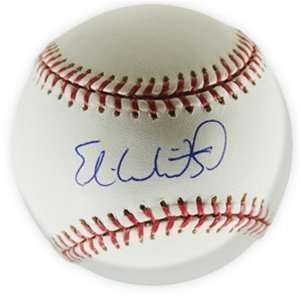 Eli Whiteside Autographed OML Baseball   Autographed Baseballs