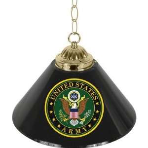  U.S. Army Symbol Single Shade Bar Lamp   14 inch