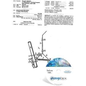  NEW Patent CD for RELEASABLE BRACKET 