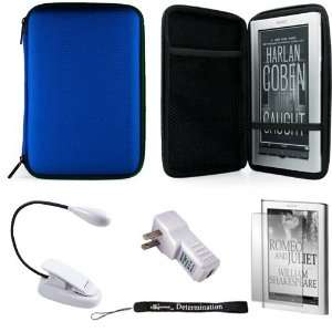   Travel USB Home Charger Kit + White Clip On Brighty XtraFlex LED Light