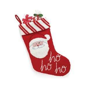   Ho Ho Ho Red Stocking Decorative Christmas Santa Says