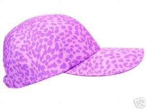 Lavender Purple Leopard animal print Baseball Cap Hat  