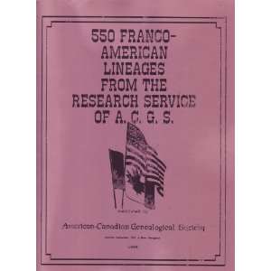   American Canadian Genealogical Society) American Canadian