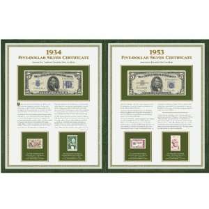  United States Five Dollar Silver Certificates Toys 
