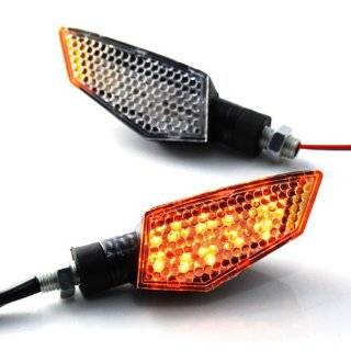 Cruiser Chopper Replacement Lens Side Visible LED Turn Signals 