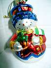  TREE BAUBLE GLASS SNOWMAN OF THE WORLD NIGERIA THOMAS PACCONI